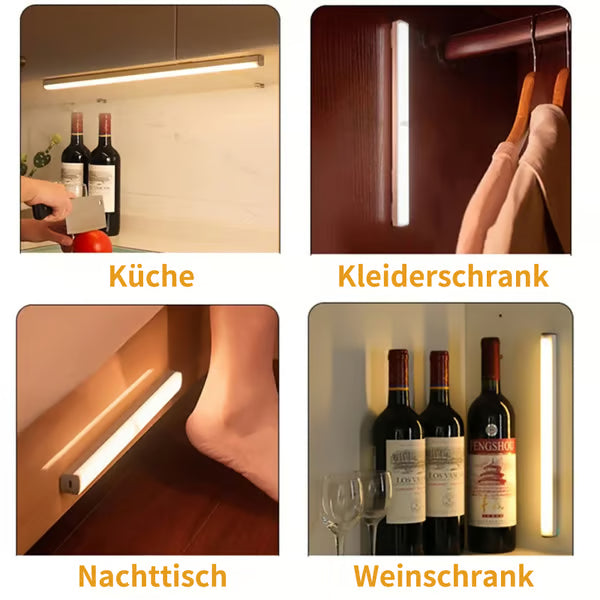 🏆🔥💡Bohrfreie intelligente Sensor magnetische aufladbare LED-Leuchte-Remifa®