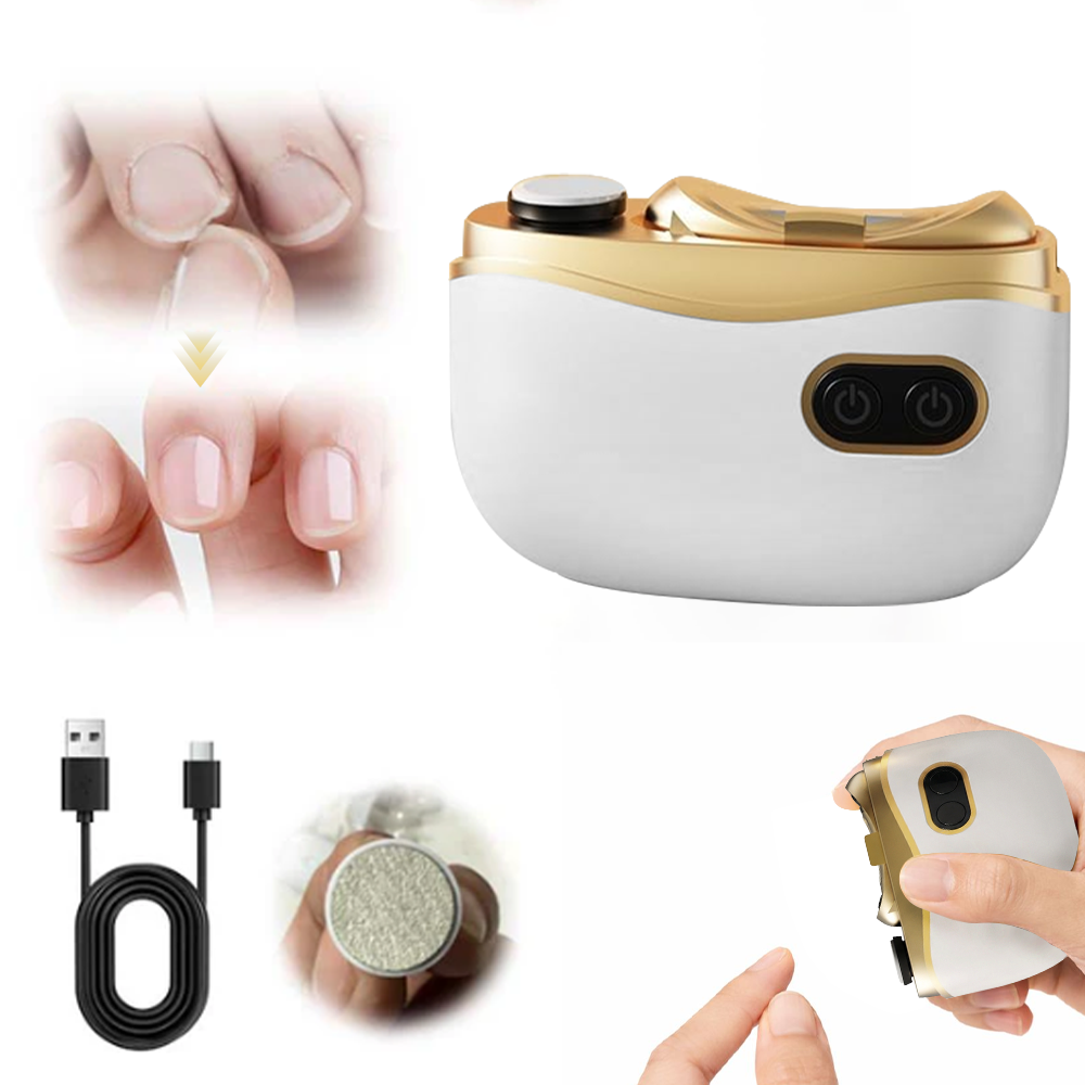 💥LETZTER TAG VERKAUF 50% RABATT💥 2-in-1 Elektrischer Nagelknipser & Polierer 🏆 Universelle automatische Nagelfeile für Erwachsene und Kinder👶-Remifa®