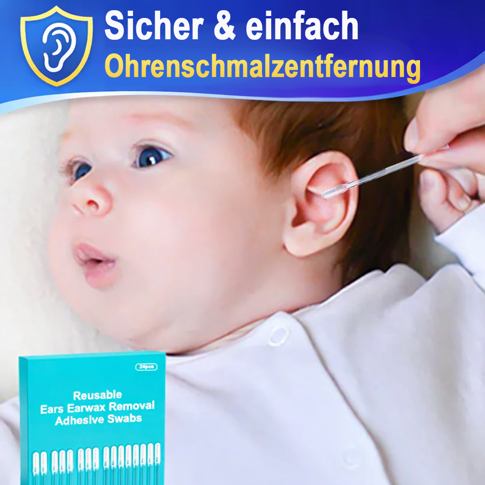 ⏰Letzter Tag Verkauf 50% Rabatt🔥Wiederverwendbare Klebetupfer zur Entfernung von Ohrenschmalz👂