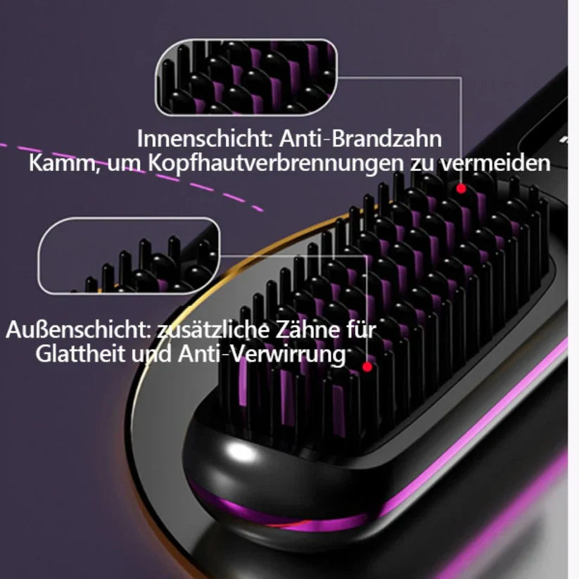 🪮✨ Der erste intelligente Styling-Kamm mit Doppelfunktion für das Haar – präzise, sicher, mühelos