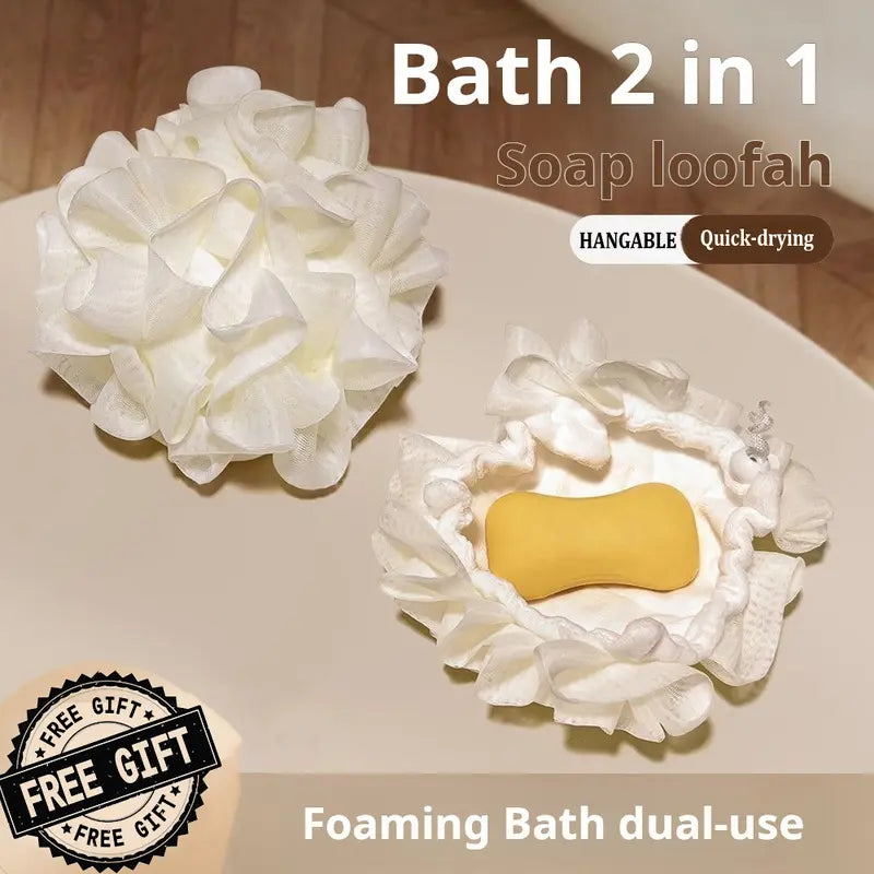 🛁 2-in-1 Dusch-Loofah-Schwamm-Remifa®