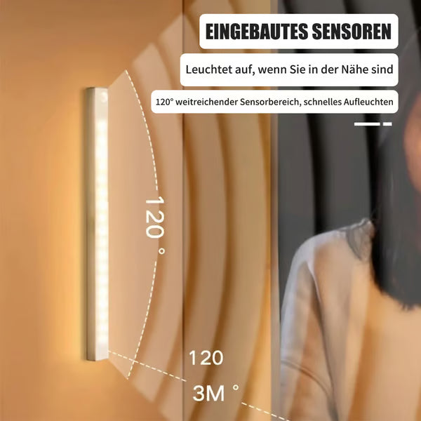 🏆🔥💡Bohrfreie intelligente Sensor magnetische aufladbare LED-Leuchte-Remifa®