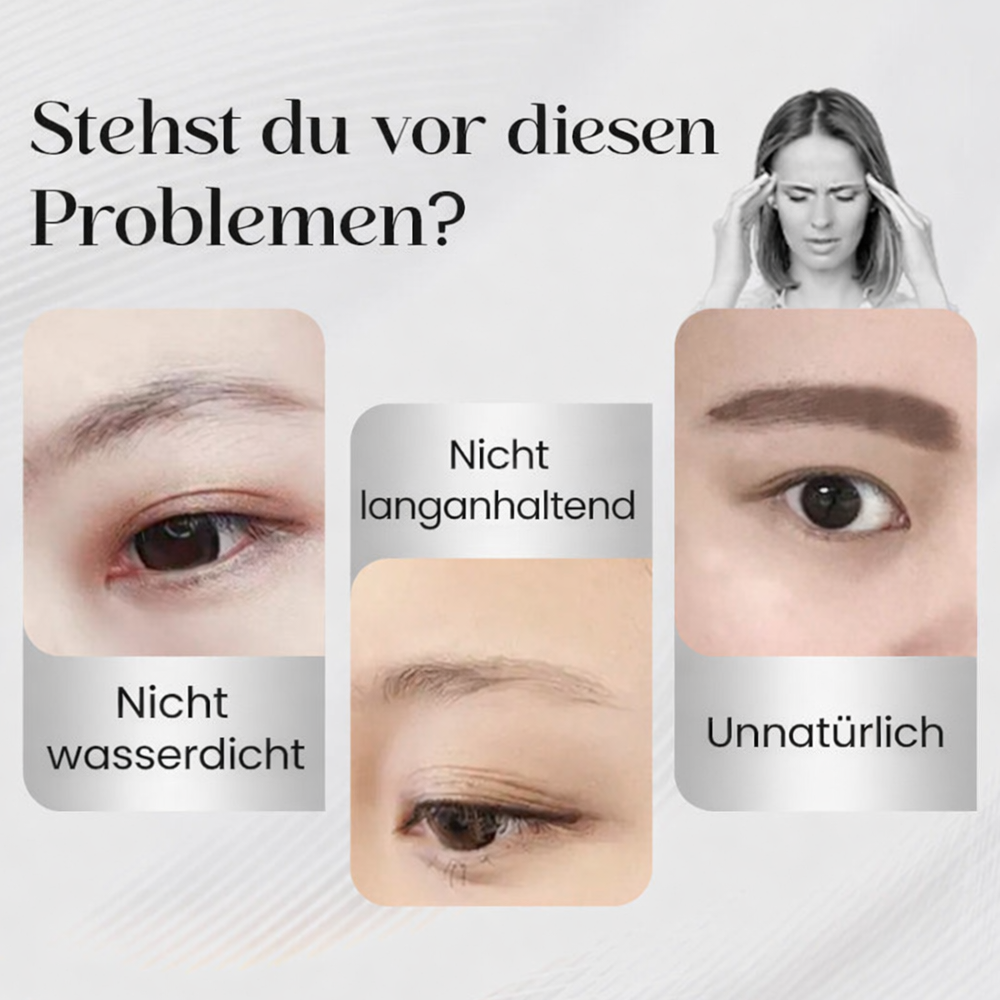 💖 2026 Verbesserter, wasserfester Augenbrauenstift für natürliche Augenbrauen – Gewinner des deutschen Red Dot Design Awards