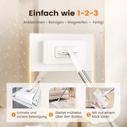 🎁 Kaufe 2, erhalte 1 GRATIS! 🧹✨ Einweg-Staubmopp mit 5 wiederverwendbaren Bezügen – Praktisch und effektiv 💥🌟