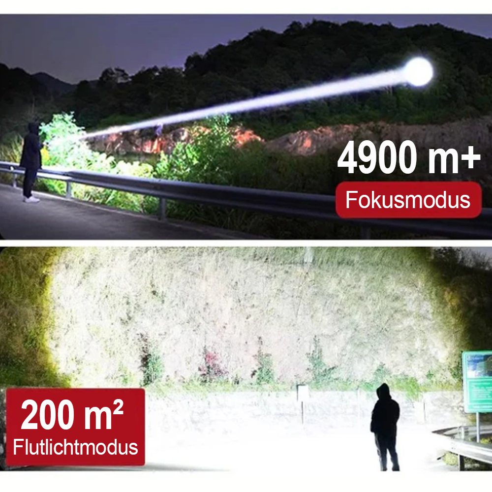 🔥heißer Verkauf🔥Zoombare Taschenlampe mit superstarkem Licht-Remifa®