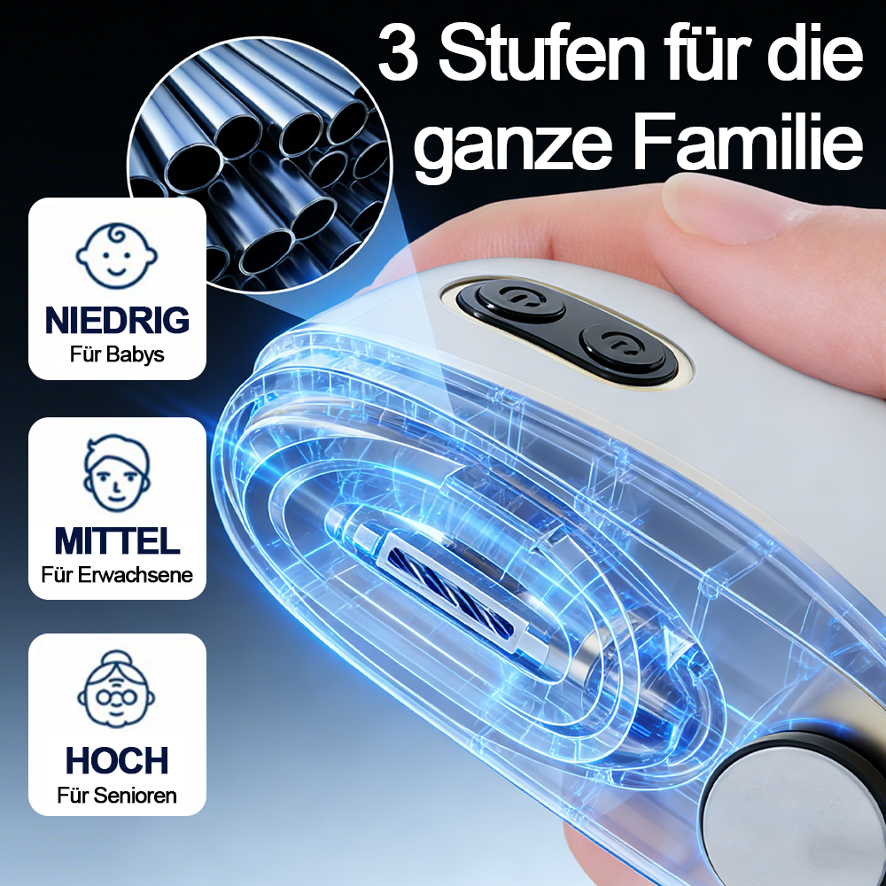 💥LETZTER TAG VERKAUF 50% RABATT💥 2-in-1 Elektrischer Nagelknipser & Polierer 🏆 Universelle automatische Nagelfeile für Erwachsene und Kinder👶-Remifa®