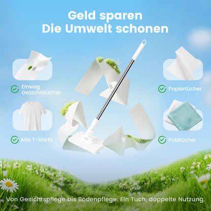 🎁 Kaufe 2, erhalte 1 GRATIS! 🧹✨ Einweg-Staubmopp mit 5 wiederverwendbaren Bezügen – Praktisch und effektiv 💥🌟