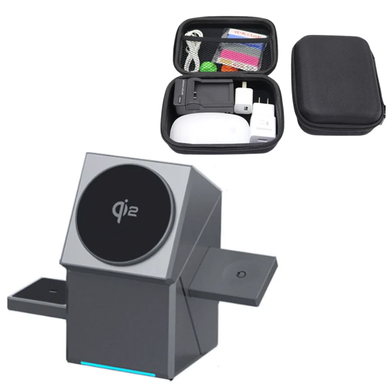 🔥3-in-1 Faltbare Magnetische Kabellose Ladestation-Remifa®