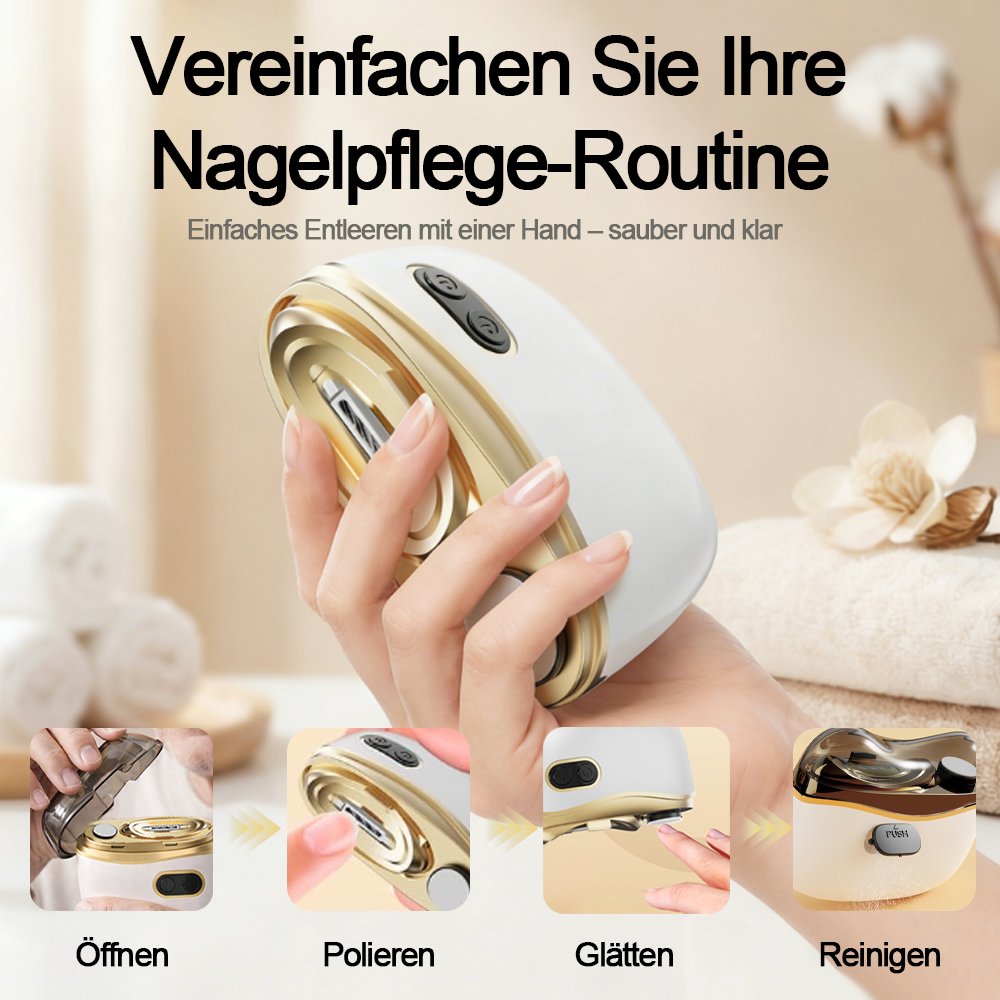 💥LETZTER TAG VERKAUF 50% RABATT💥 2-in-1 Elektrischer Nagelknipser & Polierer 🏆 Universelle automatische Nagelfeile für Erwachsene und Kinder👶-Remifa®