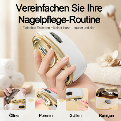 💥LETZTER TAG VERKAUF 50% RABATT💥 2-in-1 Elektrischer Nagelknipser & Polierer 🏆 Universelle automatische Nagelfeile für Erwachsene und Kinder👶-Remifa®