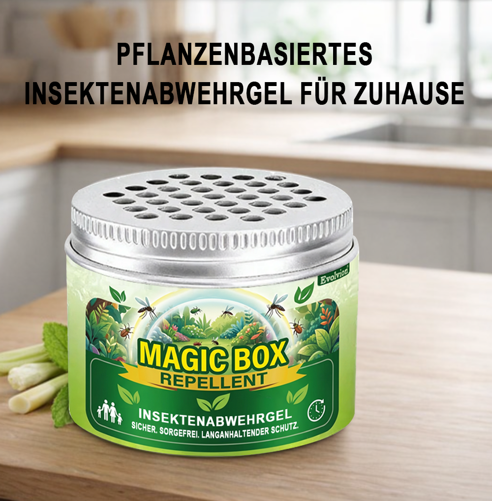 📢📢 50% RABATT ⏰🌿 Pflanzliches Insektenschutzgel in Zauberbox – sicher, sorgenfrei und langanhaltend wirksam.