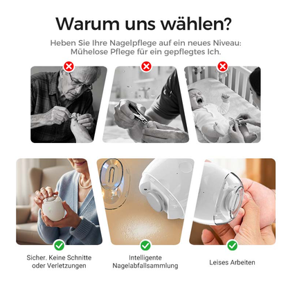 🔥Universeller automatischer Fingernagelschleifer für Erwachsene und Kinder – Einfach & Sicher-Remifa®