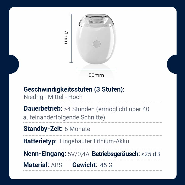 🔥Universeller automatischer Fingernagelschleifer für Erwachsene und Kinder – Einfach & Sicher-Remifa®