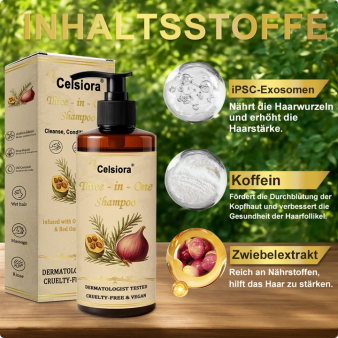 ✅ CELSIORA® Revitalisierendes 3-in-1-Shampoo