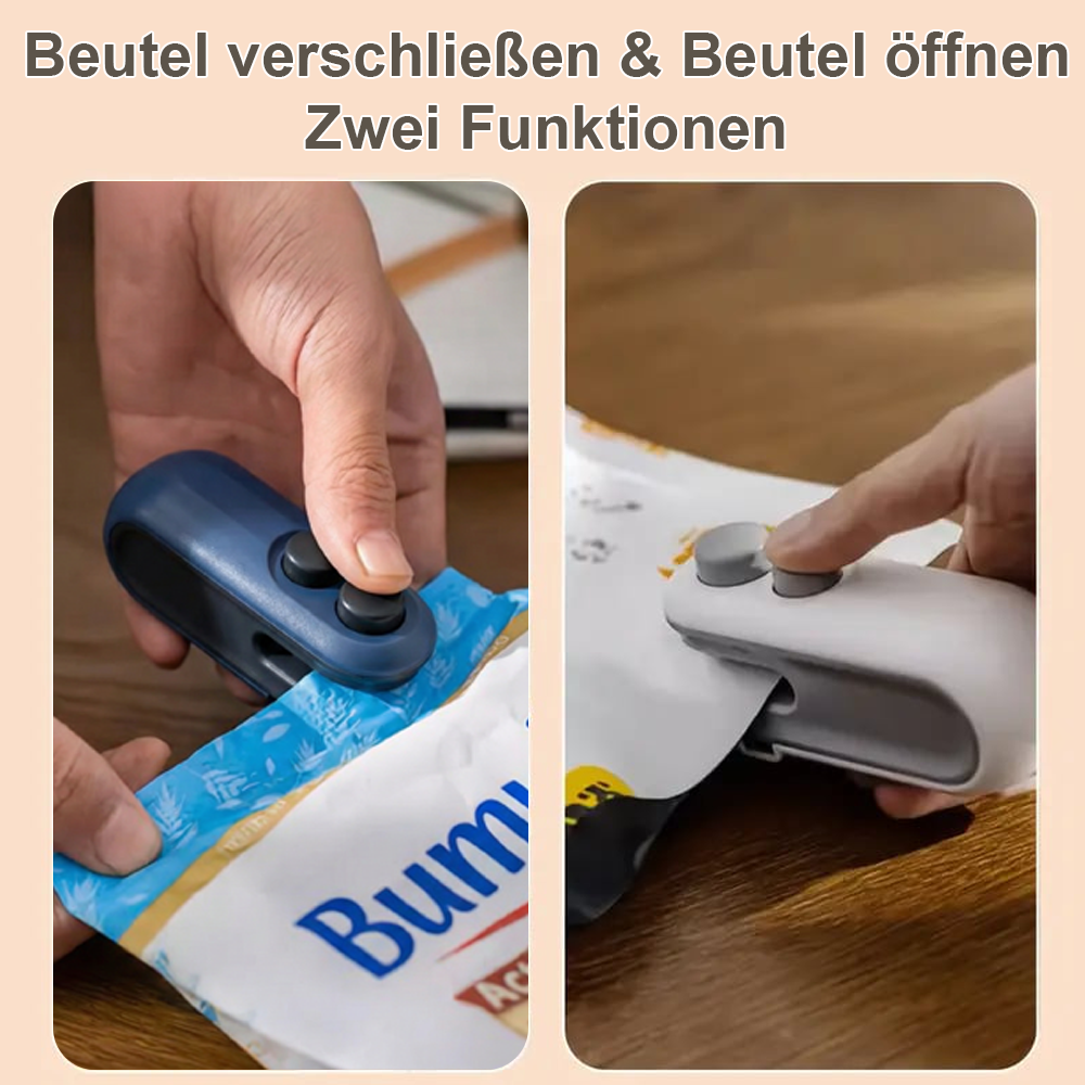 Mini-Siegelmaschine – hält Lebensmittel frisch 🧊-Remifa®