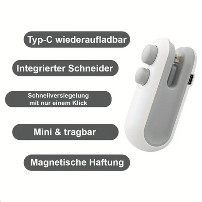 Mini-Siegelmaschine – hält Lebensmittel frisch 🧊-Remifa®