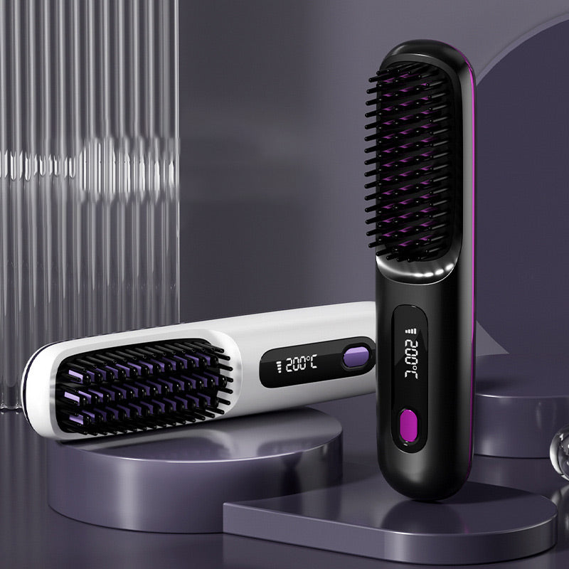 80%💖Neujahrs-Sonderangebot: 50 % Rabatt💖 Kabelloser, keramisch beheizter Haarglätter-Kamm-Remifa® (Copy)