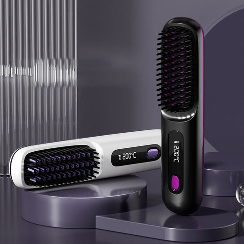 80%💖Neujahrs-Sonderangebot: 50 % Rabatt💖 Kabelloser, keramisch beheizter Haarglätter-Kamm-Remifa® (Copy)