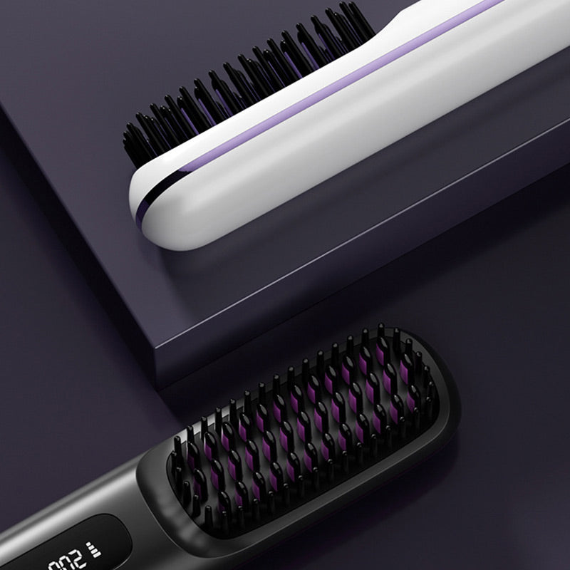 80%💖Neujahrs-Sonderangebot: 50 % Rabatt💖 Kabelloser, keramisch beheizter Haarglätter-Kamm-Remifa® (Copy)