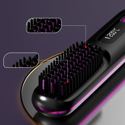 80%💖Neujahrs-Sonderangebot: 50 % Rabatt💖 Kabelloser, keramisch beheizter Haarglätter-Kamm-Remifa® (Copy)