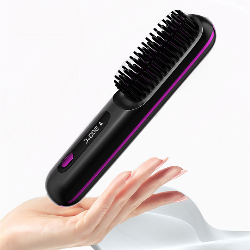 80%💖Neujahrs-Sonderangebot: 50 % Rabatt💖 Kabelloser, keramisch beheizter Haarglätter-Kamm-Remifa® (Copy)