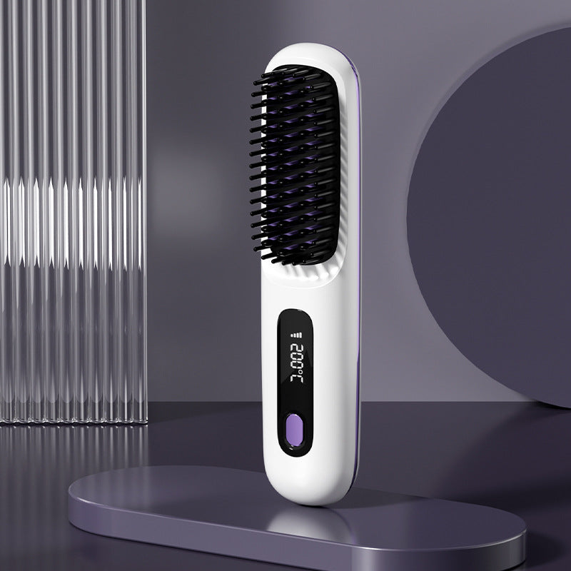 80%💖Neujahrs-Sonderangebot: 50 % Rabatt💖 Kabelloser, keramisch beheizter Haarglätter-Kamm-Remifa® (Copy)