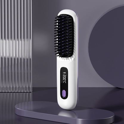 80%💖Neujahrs-Sonderangebot: 50 % Rabatt💖 Kabelloser, keramisch beheizter Haarglätter-Kamm-Remifa® (Copy)