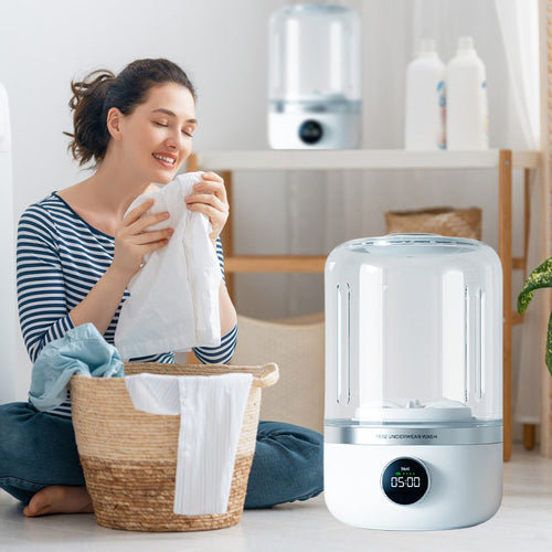 🔥Heißer Verkauf 50%🔥Tragbare wiederaufladbare Mini-Waschmaschine für Unterwäsche-Remifa®