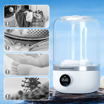 🔥Heißer Verkauf 50%🔥Tragbare wiederaufladbare Mini-Waschmaschine für Unterwäsche-Remifa®