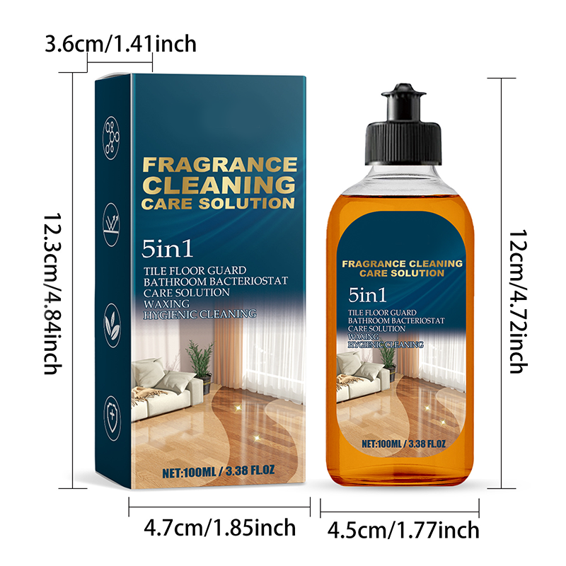 🧹 KAUFEN 2 ERHALTEN 3! ✨ Schnelltrocknender Bodenreiniger - Entfernt Flecken mit Lang anhaltendem Duft und Bakterienschutz 🌟🚿-Furzero®