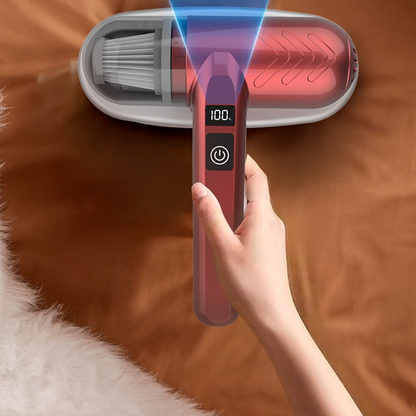 😱🛏️Unsichtbare Milben rauben dir den Schlaf! Normale Staubsauger nutzlos? Klopfen + Saugen + UV in einem!💥🔦-Remifa®